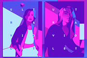 8 Ultraviolet Theme Illustrations, an Illustration by Alexander Baidin (Thumbnail 5 of 7)