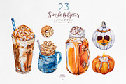 Autumn Coziness - Watercolour Set, a Food Illustration by Aquarellina (Thumbnail 4 of 9)