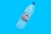 Plastic transparent bottle mockup, a Cups & Container Mockup by GraphicVil (Thumbnail 9 of 9)