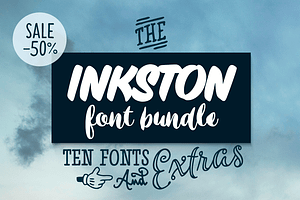 Inkston Font Bundle SALE