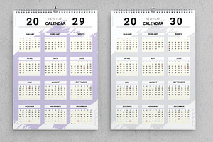 Wall Calendar Set 2025 To 2030