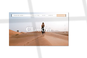 CLAUDIA Fashion Google Slide