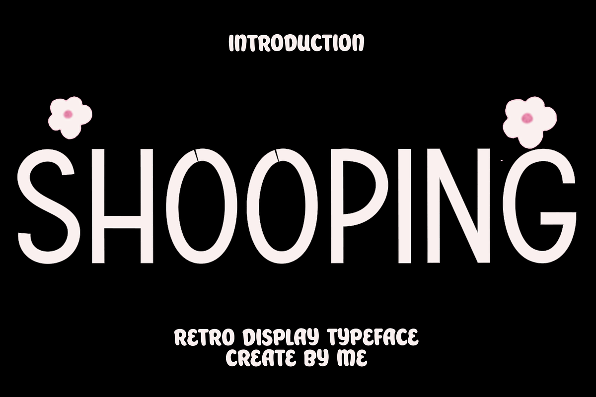 Shooping, a Sans Serif Font by FreshTypeINK (Photo 1 of 7)