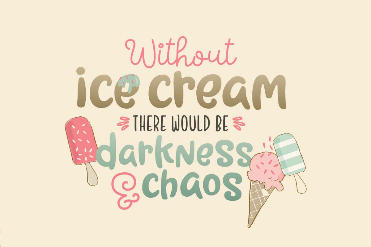 Milk & Honey Font preview 3