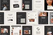40 Lash Extension Instagram posts, a Social Media Template by Design Lush Studio (Thumbnail 4 of 8)