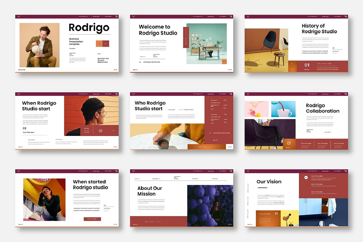 Rodrigo  – Business PowerPoint Templ, a Templates & Theme by Dens Creative Studio (Photo 2 of 6)