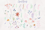 Hand-drawn floral clipart & patterns, a Decorative Illustration by CapriceMeDesigns (Thumbnail 3 of 18)