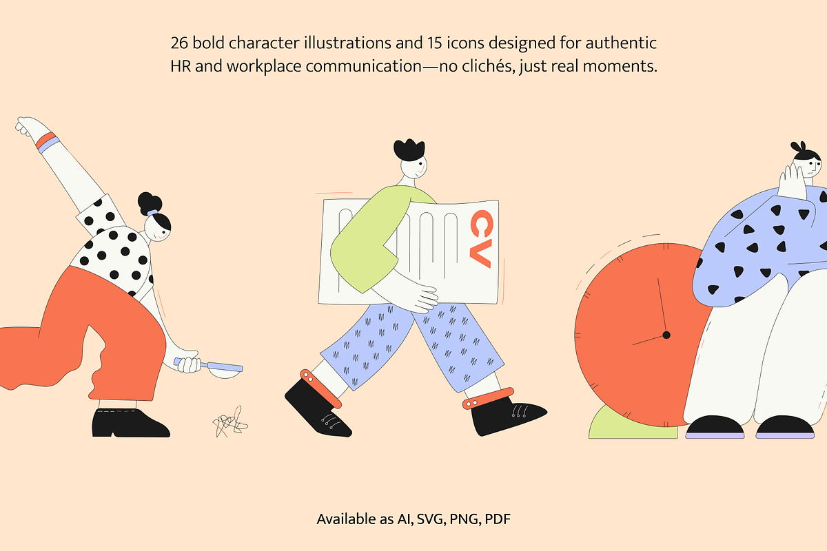 HR, Job Search Website Illustrations, a Work Illustration by Somewhat Brilliant (Photo 2 of 10)
