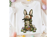 Egg Hunter Camo Easter Bunny PNG, an Illustration by Designking (Thumbnail 2 of 4)