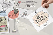 SKETCHED LOGO & CARD elements, an Illustration by Ingrid Marais Design (Thumbnail 2 of 7)