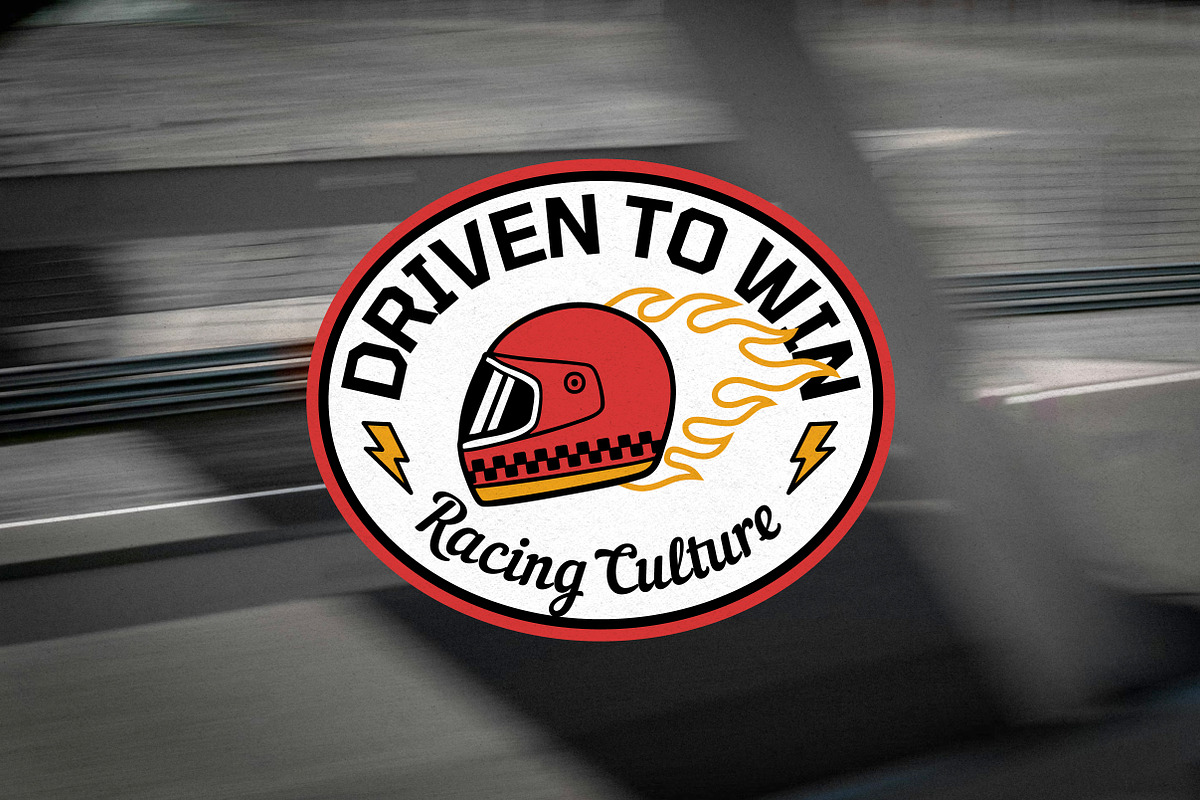 Racing Badges, a Branding & Logo Template by cd-design.co