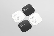 Square Business Card Mockups, a Print Template by resumetemplathttps://d3es (Thumbnail 5 of 6)