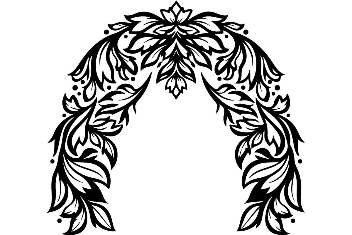 Decorative Arch Window Vector Set, a Decorative Illustration by Designer_Momina (Photo 13 of 21)