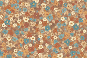 42 Retro Floral Checkerboard Pattern, a Pattern Graphic by adenpinkstore (Thumbnail 2 of 11)