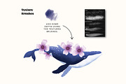 Whale Creator: 100 Procreate Brushes, a Brush Add-On by Pencil Twist (Thumbnail 5 of 11)
