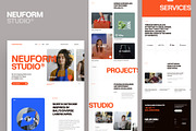 Figma UI template for Digital Agency, an UI Kit Template by neuwebz (Thumbnail 7 of 7)