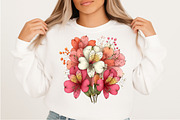 Spring Alstroemeria Flowers Clipart, an Illustration by Craft Nest (Thumbnail 8 of 11)