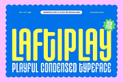 Laftiplay, a Sans Serif Font by graphicook (Thumbnail 1 of 10)