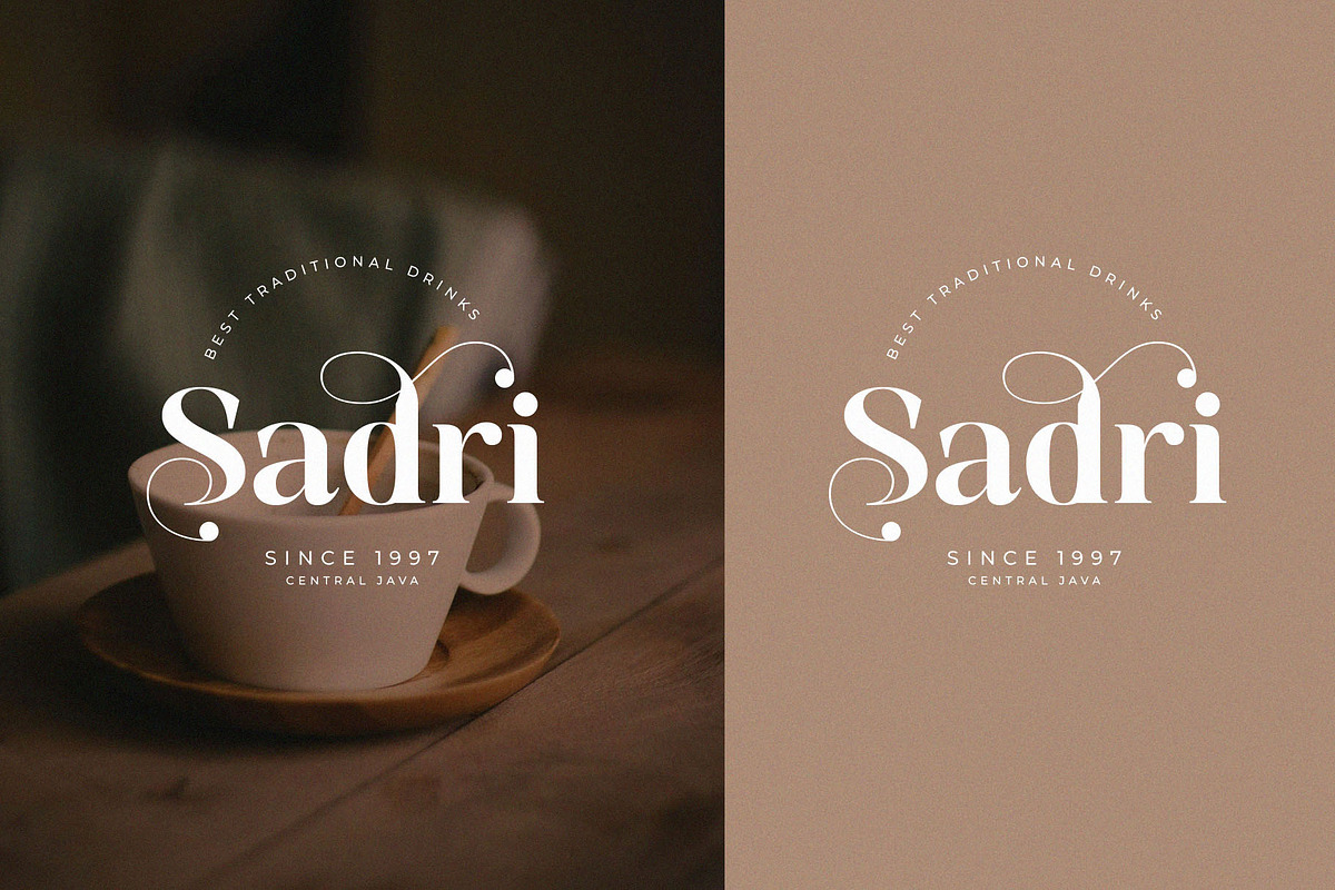Sadega - Elegant Serif Font, a Serif Font by Jimoji (Photo 2 of 11)