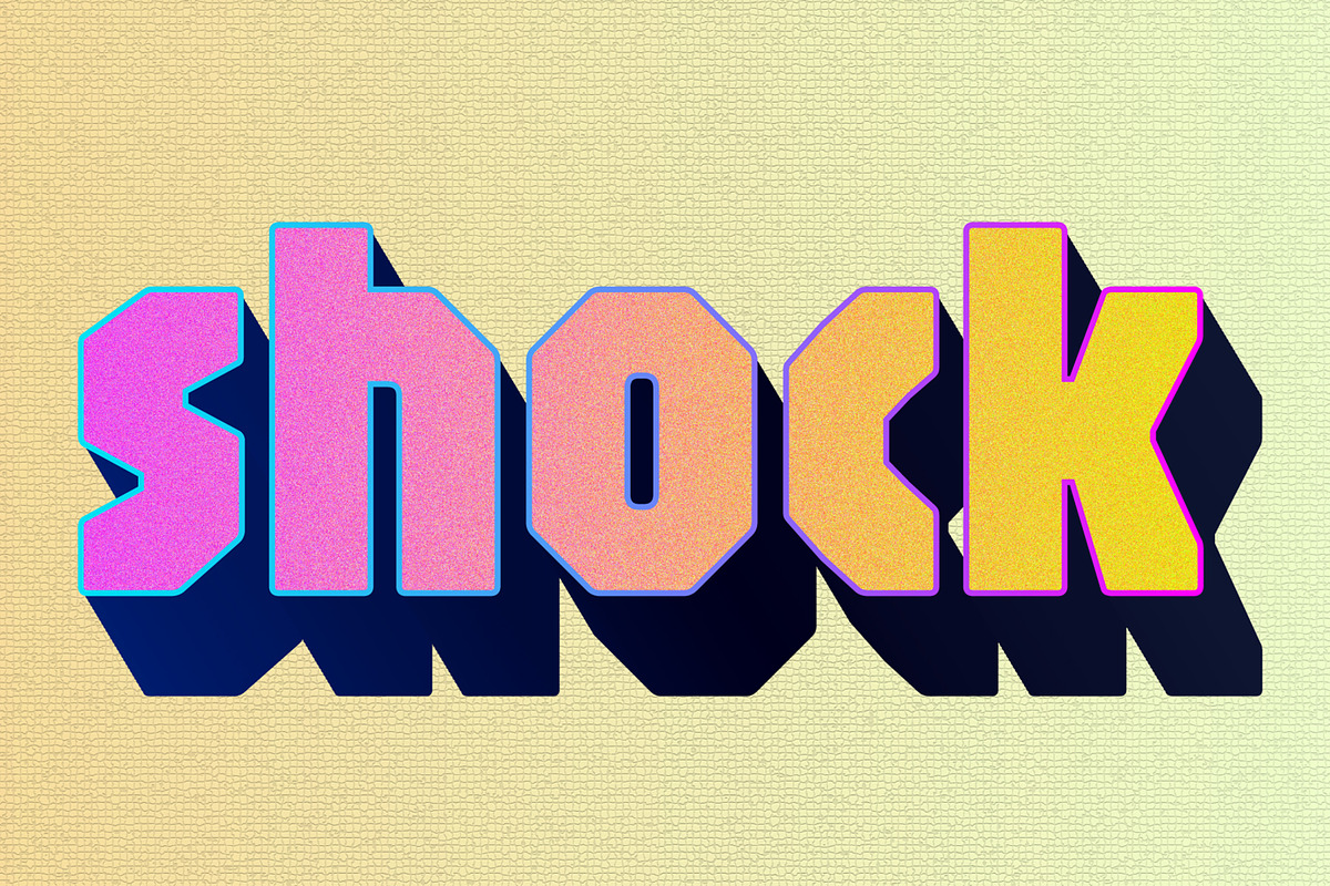 Shock Text Effect, a Layer Style Add-On by CreativeShaper (Photo 2 of 2)