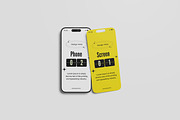 Phone Screen Mockup, an iPhone Mockup by Difa Design (Thumbnail 2 of 5)