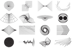 80 Vector Abstract Shapes Vol.1