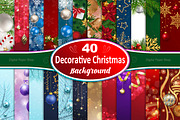Christmas Decoration Wallpaper, a Background Graphic by Digital Studio (Thumbnail 1 of 6)