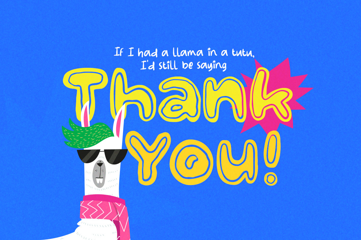 Lucky Pop! Display Font, a Handwritten Font by Sloulyfe (Photo 9 of 9)