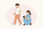 Guided Senior Rehab Illustration, an Object Graphic by Jump Studio (Thumbnail 8 of 12)