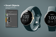 Pixel Watch Mockup, a Product Mockup by Evan Molina (Thumbnail 2 of 3)
