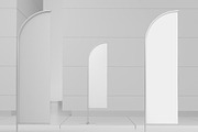Promotional Flag Mockup, an Advertising Mockup by Qaleb Studio (Thumbnail 2 of 2)