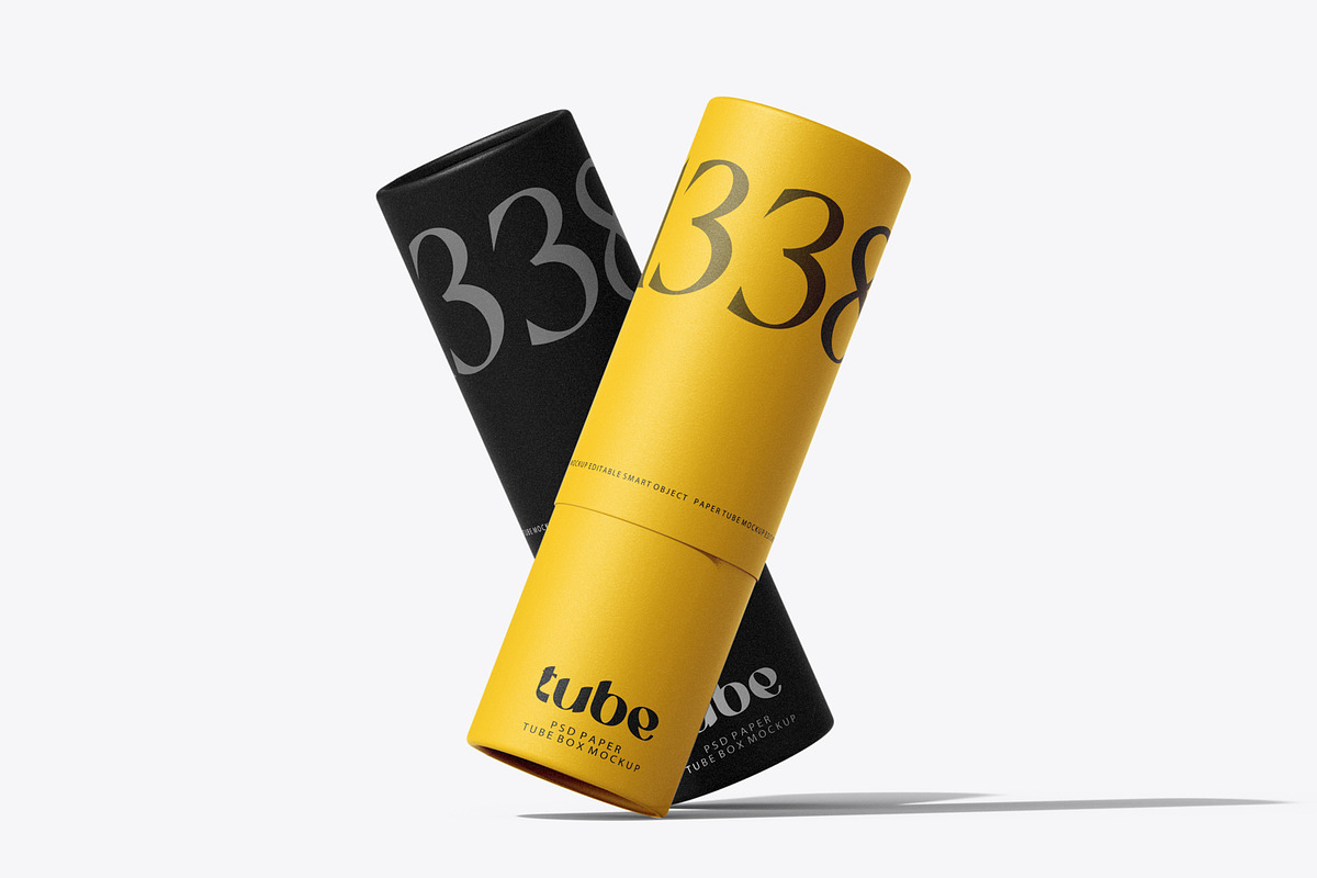 Cosmetic Paper Tube PSD Mockup, a Packaging Mockup by Ram Studio LLC (Photo 3 of 6)