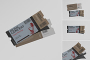 Ticket Mockup, an Advertising Mockup by Tahtagraphic (Thumbnail 2 of 6)
