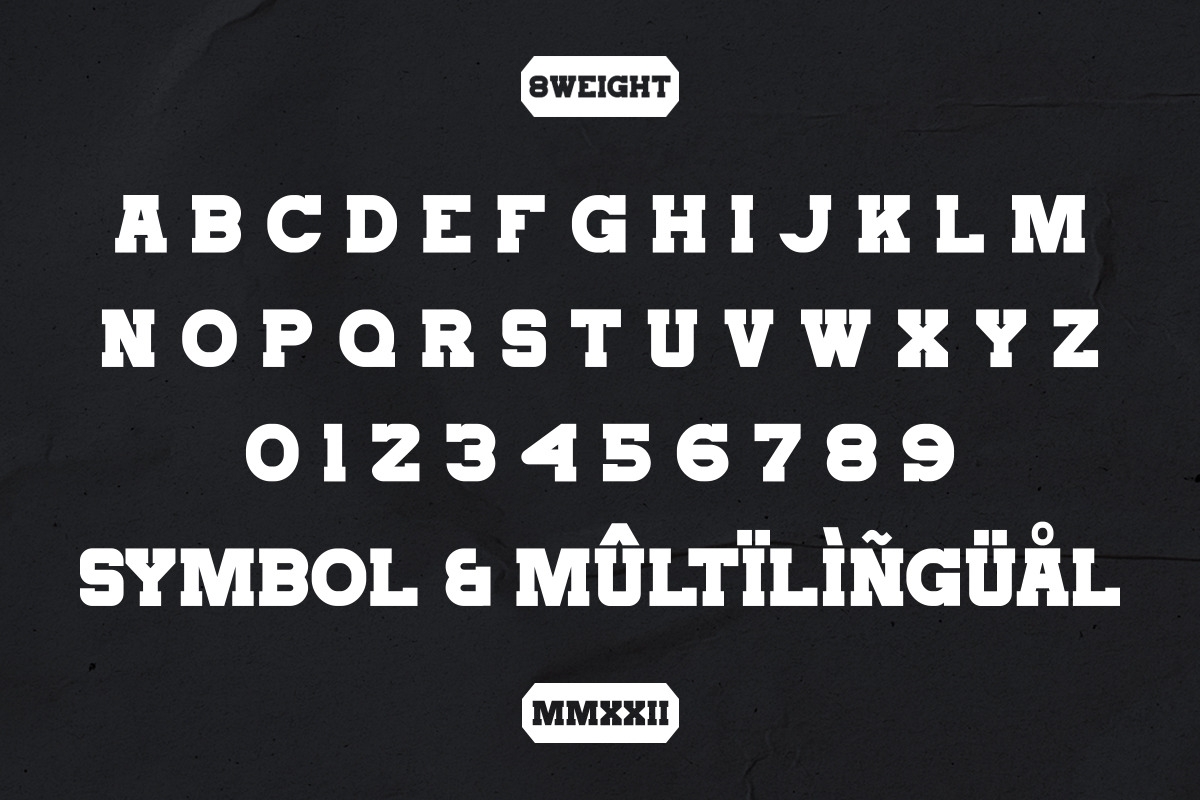 Trigger - Sport & Varsity Typeface, a Slab Serif Font by Sohel Studio (Photo 10 of 10)