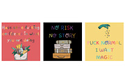 motivational emotional quotes, a Decorative Illustration by SaintPic illustrations (Thumbnail 7 of 9)