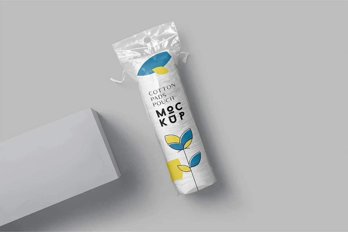 Round Cotton Pad Pack Mockups, a Product Mockup by megostudi0 (Photo 4 of 6)