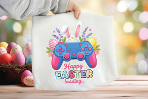 Easter Gamer PNG Sublimation, an Illustration by CraftArtStudio