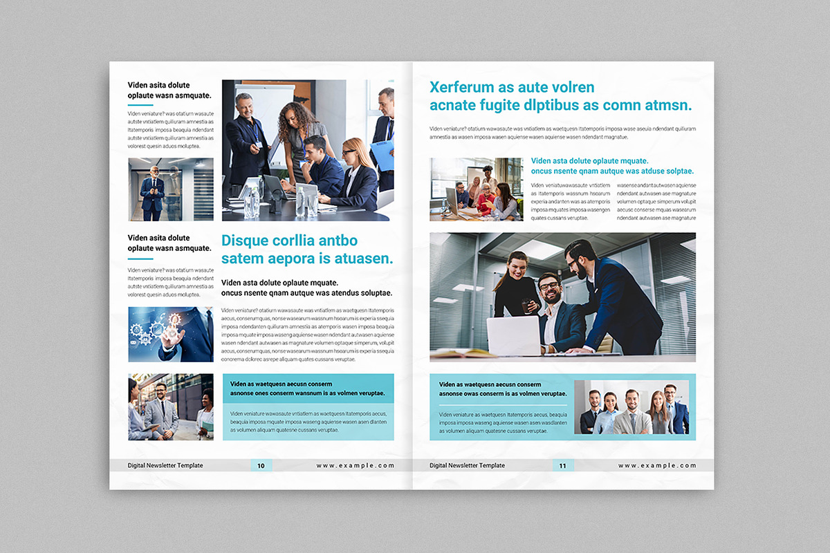 Digital Newsletter Template Design, a Brochure Template by TemplatesForest
