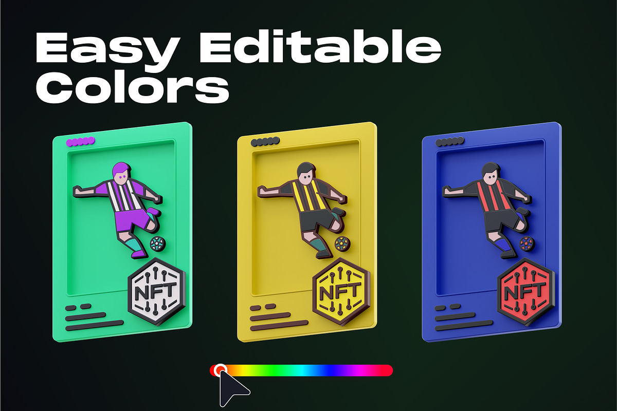 NFT Cards Pack 3D, an Object Graphic by Dope Design (Photo 2 of 6)