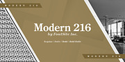 Modern 216, a Serif Font by FontSite Inc. (Thumbnail 1 of 2)