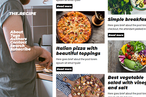 Recipe Food Blogging HTML5 Template