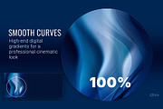 12 Blue Fluid Wave Backgrounds, a Background Graphic by BazziBa♥ (Thumbnail 3 of 4)