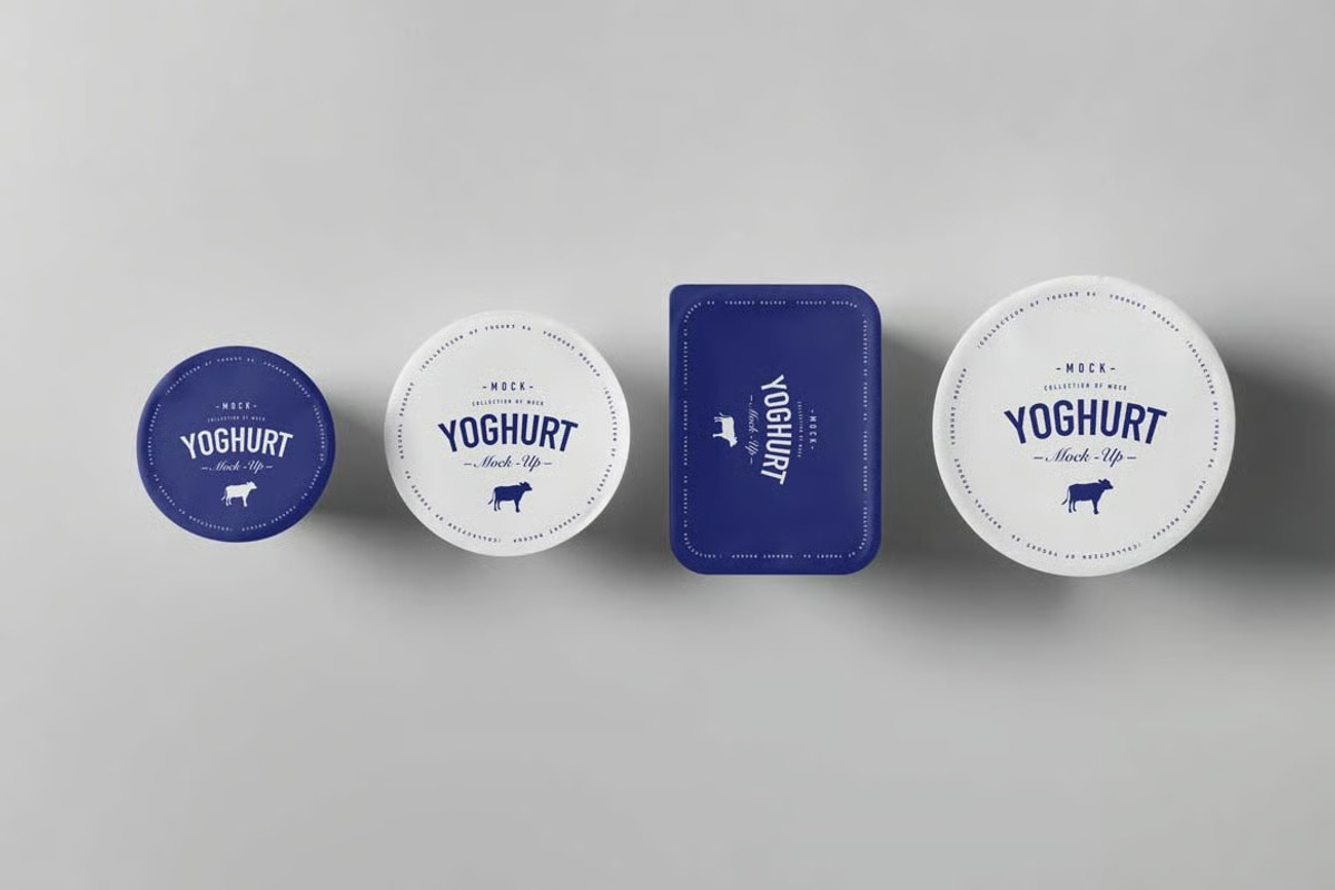 Yoghurt Cup Mock-up, a Packaging Mockup by zippypixelstudio (Photo 5 of 9)