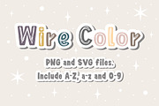 Wire Color OTF PNG SVG, a Symbol Font by DREAMs Soul G. (Thumbnail 5 of 5)