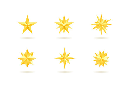 Decorative Shiny Star Collection