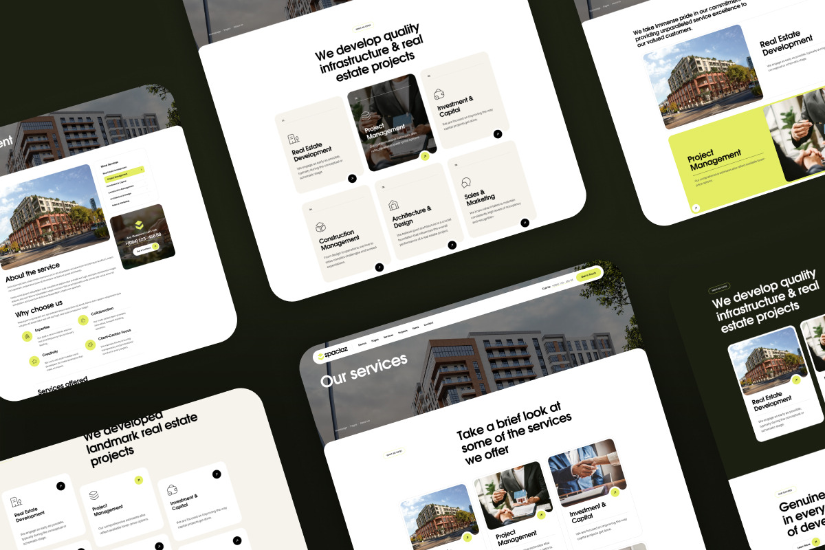 Spaciaz–Real Estate & Construction, a WordPress Template by Opal Wordpress Theme (Photo 2 of 6)