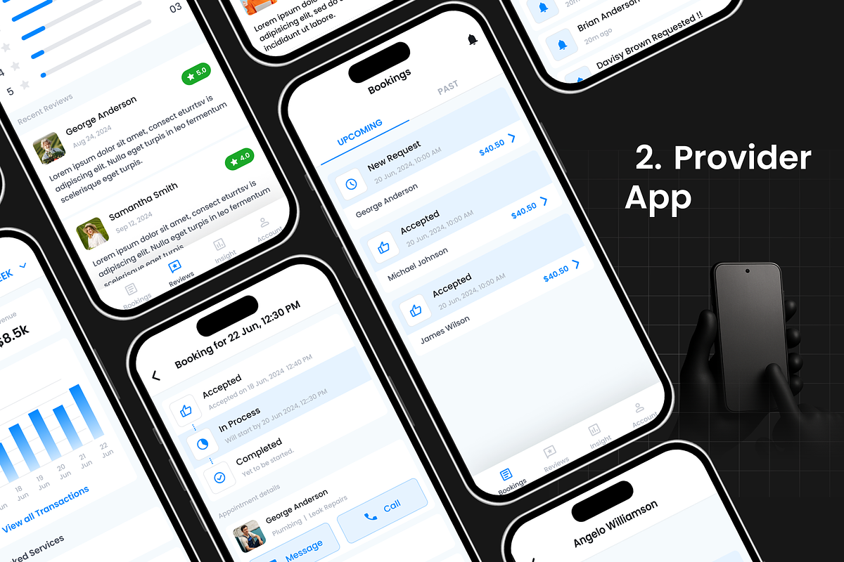 Service Booking App | Qservice preview 6