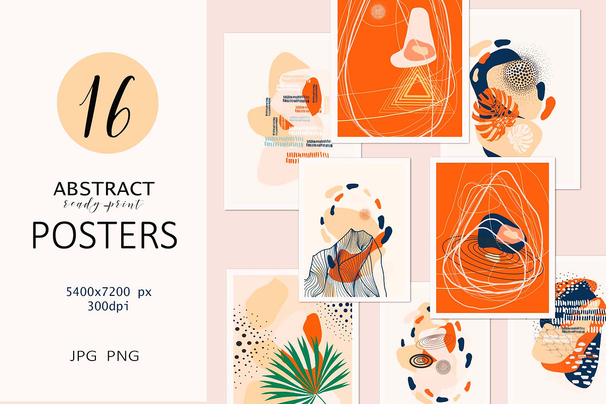 Abstract posters collection, a Texture Illustration by Polanika (Photo 1 of 7)