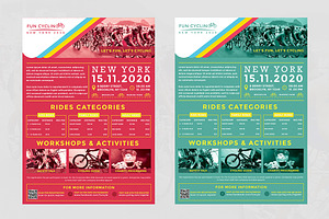 Cycling & Bike Racing Flyer Template