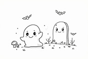 Spooky Halloween Clipart Bundle, an Illustration by yasushie (Thumbnail 21 of 26)